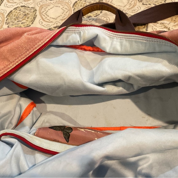 Vintage Ashley Longshore Weekender Bag from Anthropologie, rare find! - Picture 6 of 6